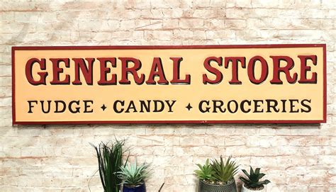 Vintage General Store Sign Hand Painted Unusual Sign Retro - Etsy UK