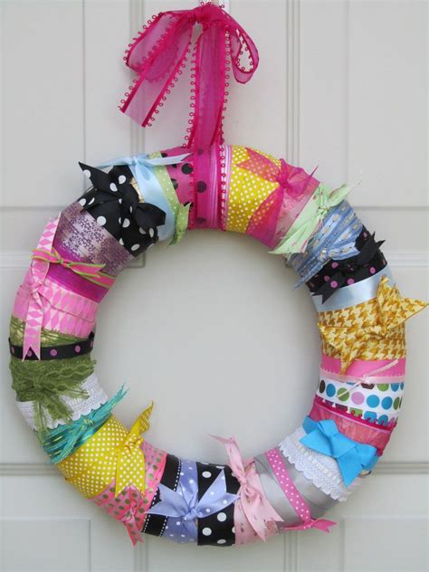 Unavailable Listing on Etsy | Ribbon wreath, Ribbon crafts, Diy wreath