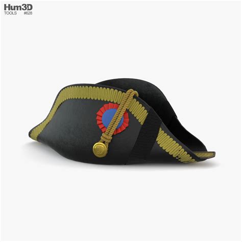 Bicorne Hat 3D model - Clothes on Hum3D