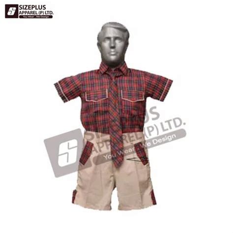 Red Boys School Uniform Check at Rs 260/piece in North 24 Parganas | ID ...