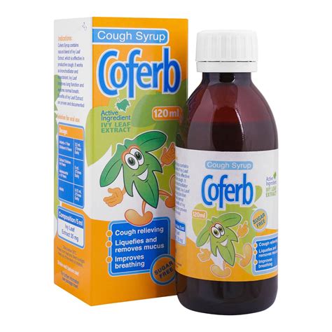 Order Hilton Pharma Coferb Cough Syrup, Sugar Free, 120ml Online at ...