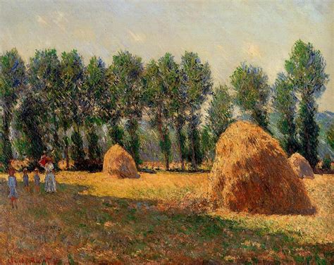 Haystacks at Giverny, 1885 - Claude Monet - WikiArt.org