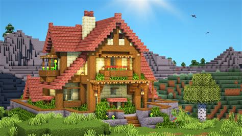 Cute Small Brick House Minecraft - Pixel Art Grid Gallery