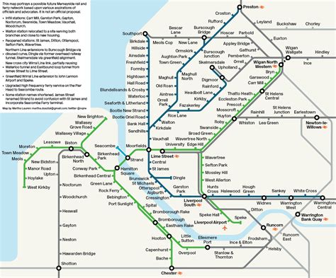 Merseyrail Map Zones