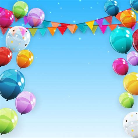 Grupo de fondo de globos de helio brilla... | Free Vector #Freepik # ...