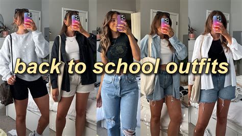 15+ BACK TO SCHOOL OUTFITS | casual + comfy college outfit ideas 2022 ...