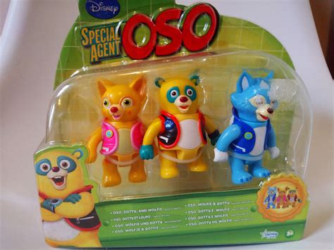 Disney Special Agent OSO Oso, Dotty & Wolfie Special Agents Figure Pack ...