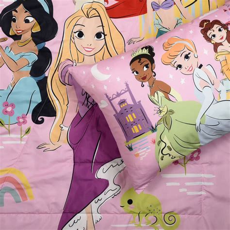 Disney Princess 2-Piece Toddler Bedding Set including Comforter and ...