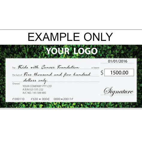 Novelty Oversize Cheques - Promotional Products, Trusted by Big Brands ...