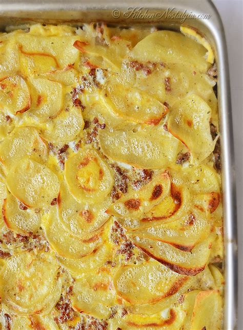 Potato Moussaka | Kitchen Nostalgia