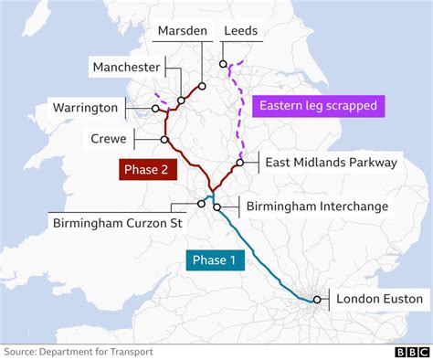 HS2: Government scraps plans for £3bn West Coast Main Line link - BBC News