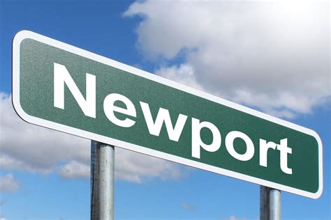 Newport - Free of Charge Creative Commons Green Highway sign image