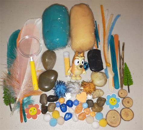 Bluey Play Dough Sensory Kit | Etsy Israel