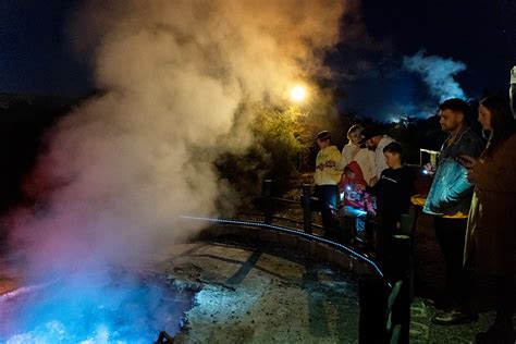 Geyser By Night at Te Puia | Rotorua NZ