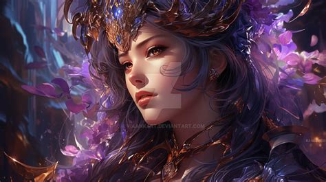 kittu one Behold a captivating purple image featur by viaankart on ...