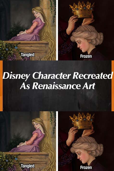 Disney character recreated as renaissance art – Artofit