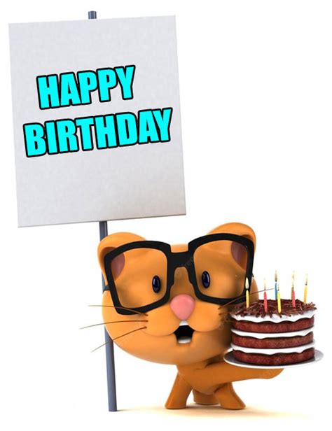 sad cat birthday cake meme | Birthday Star