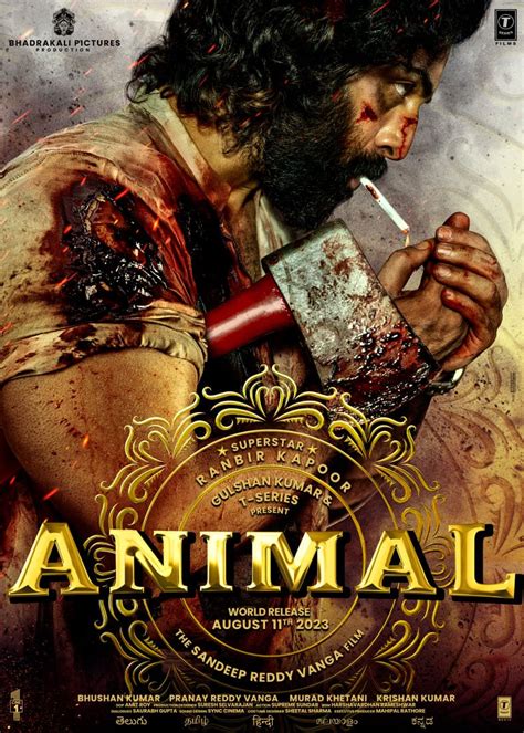 Ferocious First Look Of Ranbir Kapoor From Animal | cinejosh.com