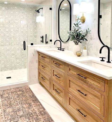 Trend Alert: Light Wood Bathroom Vanity