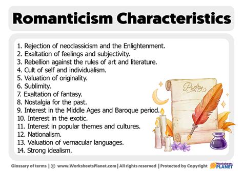 Romanticism Characteristics