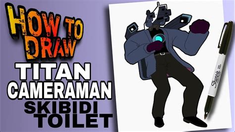 HOW TO DRAW TITAN CAMERAMAN FROM SKIBIDI TOILET | EASY | STEP BY STEP ...