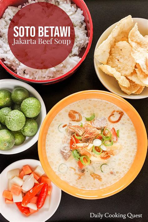 Soto Betawi - Jakarta Beef Soup | Daily Cooking Quest