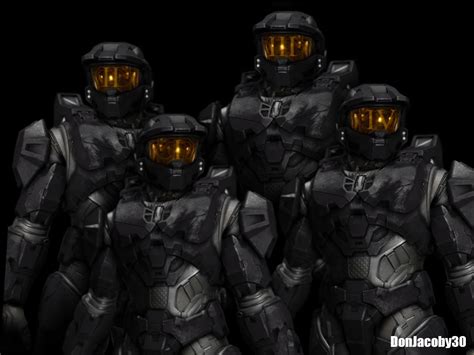 Halo Black Team in Halo Infinite Art Style. : r/halo