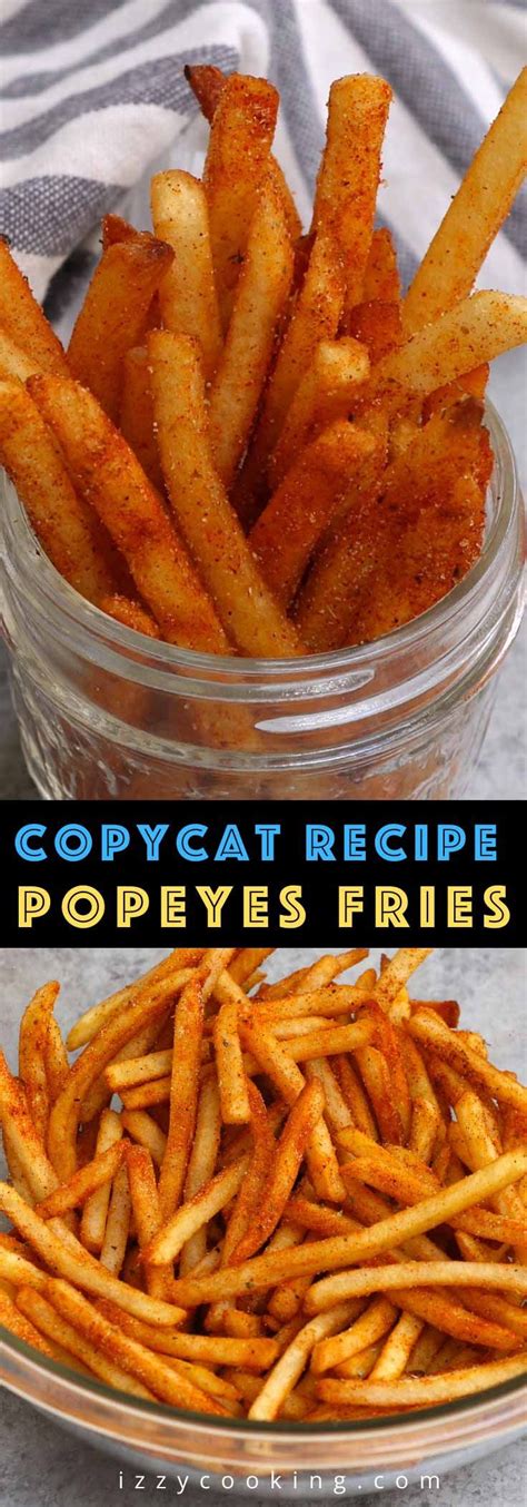 Popeyes Cajun Fries (Copycat French Fries Recipe) | Best fries recipe ...