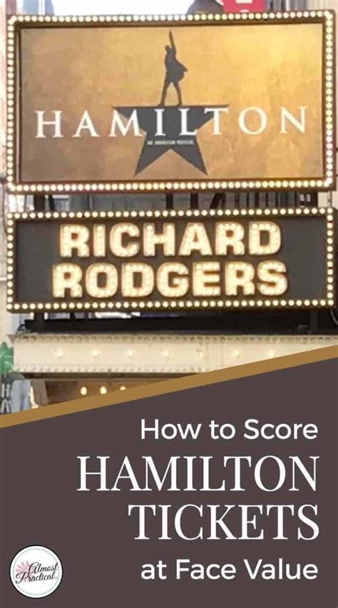 How to Get Hamilton Tickets on Broadway in New York City