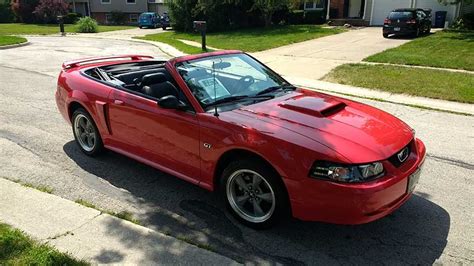 4th gen red 2002 Ford Mustang GT Premium convertible For Sale ...