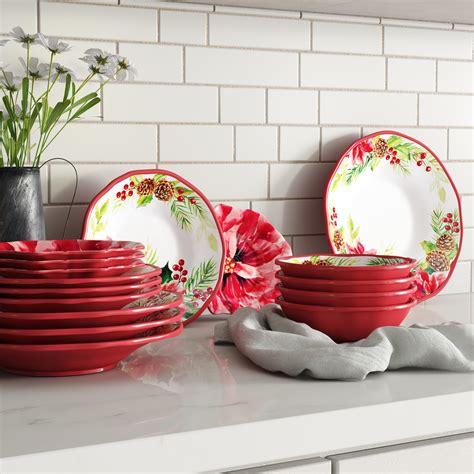 Andover Mills™ Galle Melamine Dinnerware Set - Service for 4 & Reviews ...