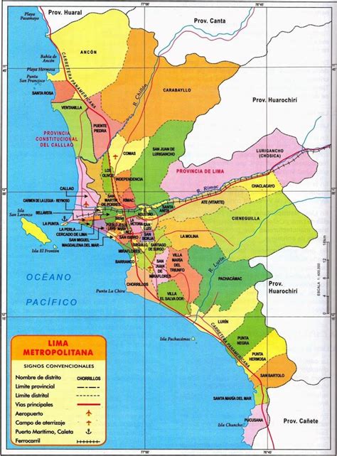 Creyente triángulo personal el mapa de lima y sus provincias ...