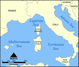 Ligurian Sea - Wikipedia, the free encyclopedia Sardinia Italy, Sicily ...