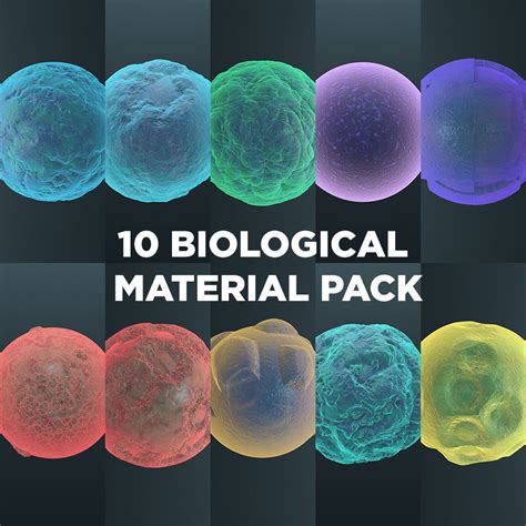 Biological Material Pack 1 3D model | CGTrader