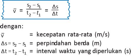 Terakurat 30+ Rumus Kecepatan Rata Rata