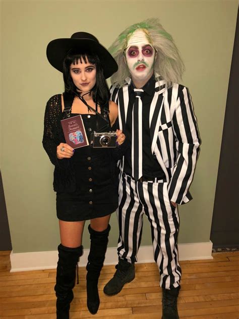 Beetle juice couple costume | Beetlejuice halloween costume, Unique ...