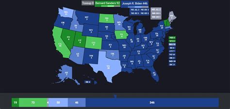 2020 Democratic Primaries Electoral Map : r/YAPms