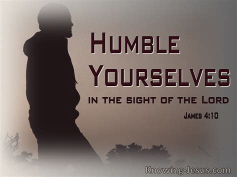 James 4:10 Humble Yourselves In The Sight Of God (gray)