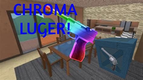 UNBOXING A CHROMA LUGER! | 2xy0x MM2 (ALPHA!!) - YouTube