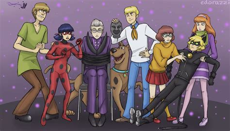 sandwormsladybugs: “ Imagine this Miraculous crossover · Scooby-Doo and ...