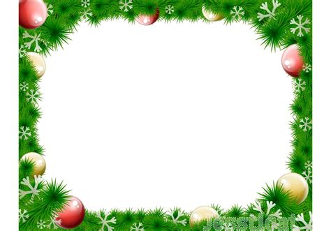 Christmas Wreath Vector Border | Free Vector Art at Vecteezy!