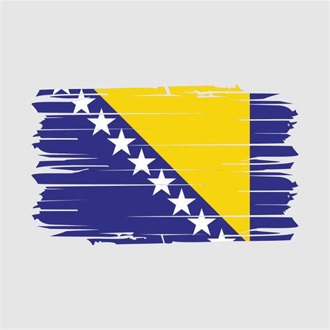 Bosnia Flag Brush Vector 20378953 Vector Art at Vecteezy