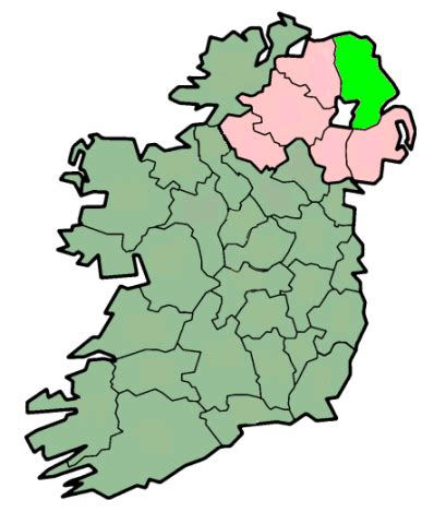 County Antrim - Map Locator