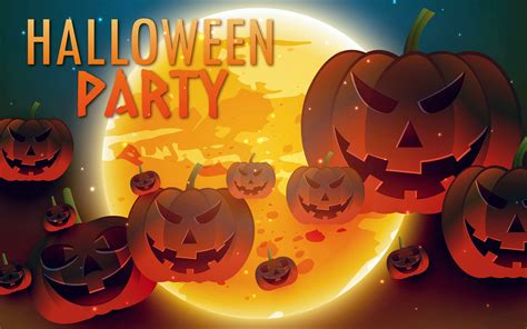 Halloween Party Background Wallpaper