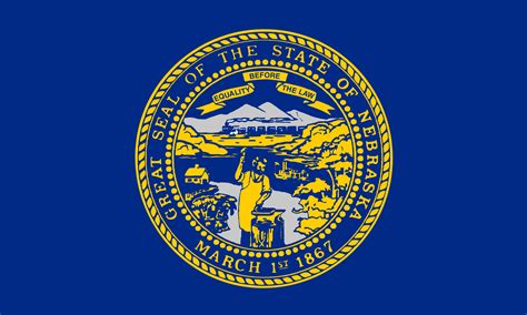 Nebraska State flag | USA: states 31 - 40 | Pinterest