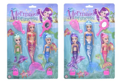 3pc Mermaid Doll Set | Buy Toys Online at ihartTOYS