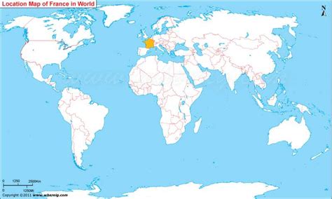 France Location In World Map - United States Map