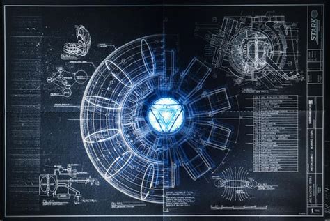 Iron Man Arc Reactor Blueprints