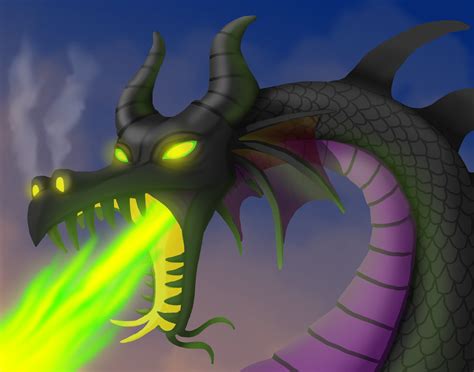 Maleficent Dragon by BritneyPringle on DeviantArt