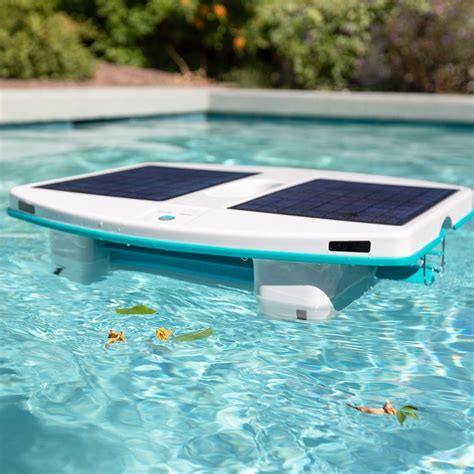 Skimbot Solar Powered Pool Skimmer with Remote Control - Robotic Pool ...